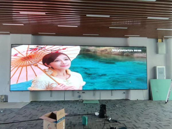 陕西P1.53led小间距屏安装案例